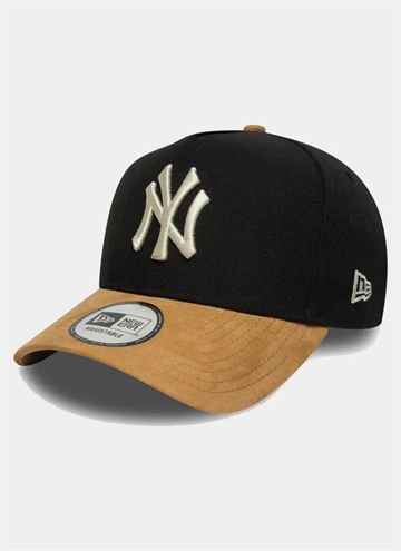 New Era NY Yankees Suede Visor Cap